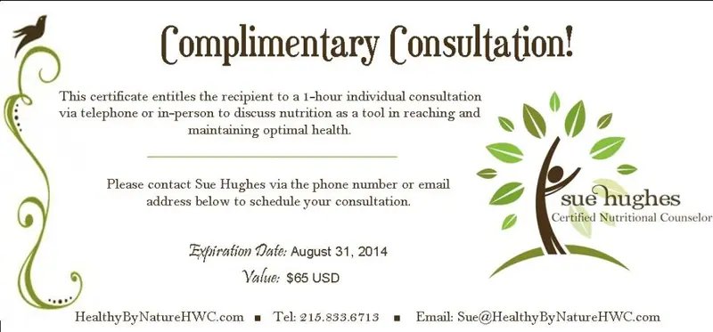 Coupon - Complimentary Consultation